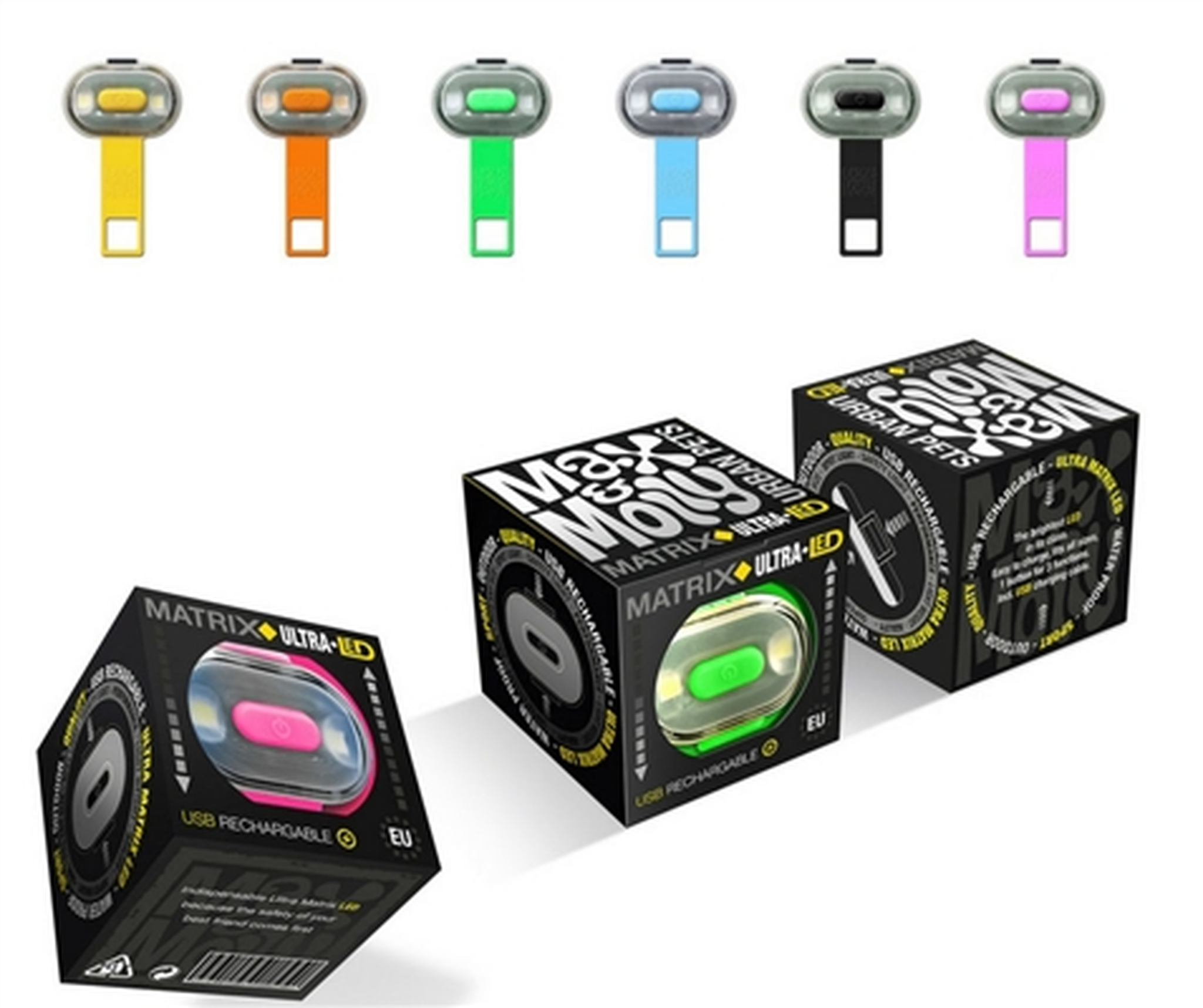 MATRIX Ultra LED PET SAFETY LIGHT schwarz