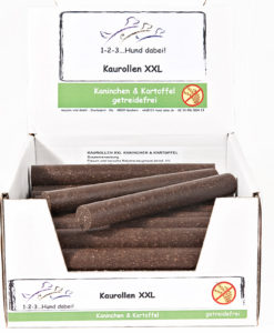 Getreidefreie Kaurollen mit Kaninchen und Kartoffel XXL