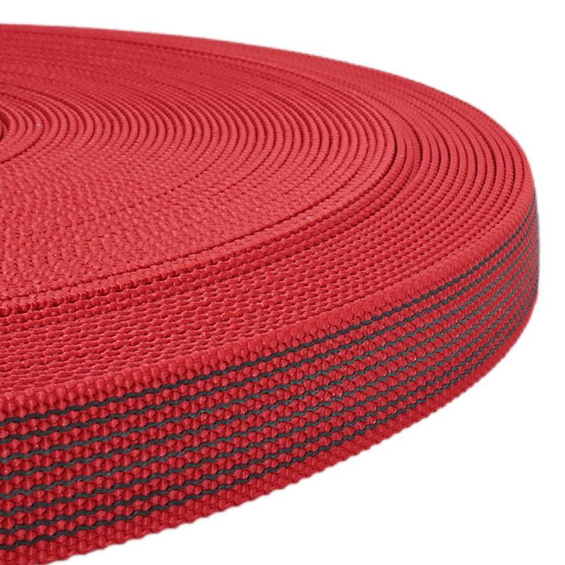 Schleppleine Gurtband rot 15mm/20mm