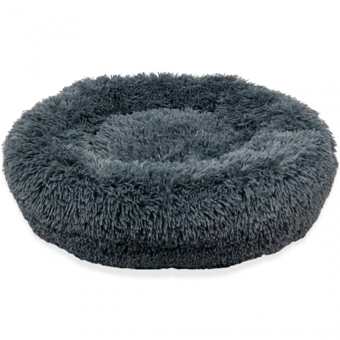 TOPMAST FLUFFY DONUT TIERKORB – Anthrazit