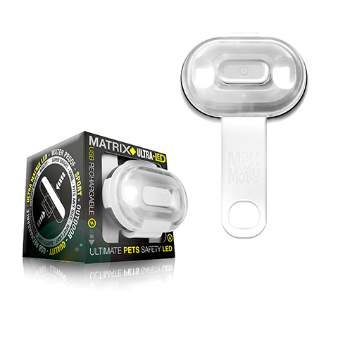 MATRIX Ultra LED PET SAFETY LIGHT weiss